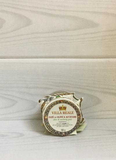 Olive & Anchovies Patè (180 gr.) - Villa Reale front