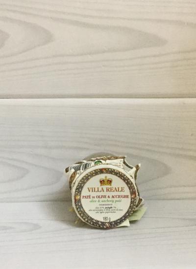 Olive & Anchovies Patè (180 gr.) - Villa Reale front